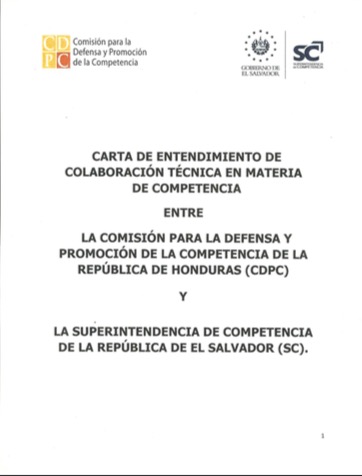 Convenio suscrito con CDPC - Honduras