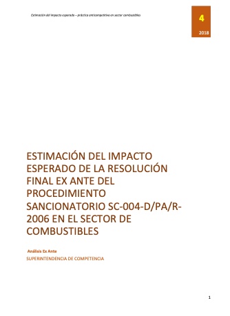 Estimación de Impacto Caso Gasolina