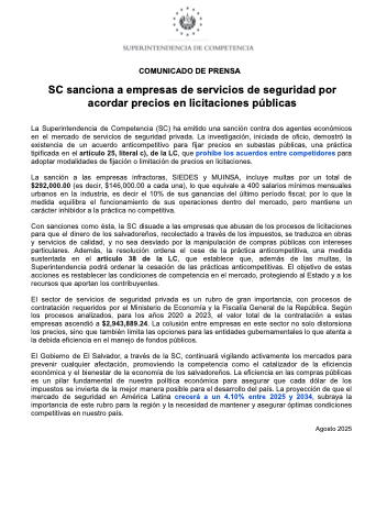 COVER-COM Multa seguridad privada COVER-COM Multa seguridad privada